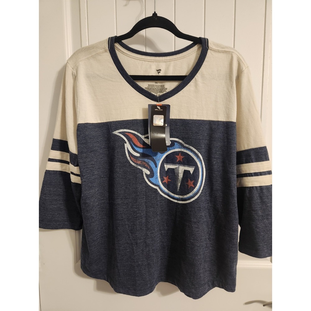 NEW Tennessee Titans NFL Women's 3/4 Sleeve T-Shirt Size Large